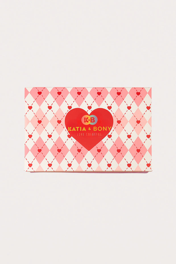 3-Pack Women’s Gift Box Heart Ankle Socks