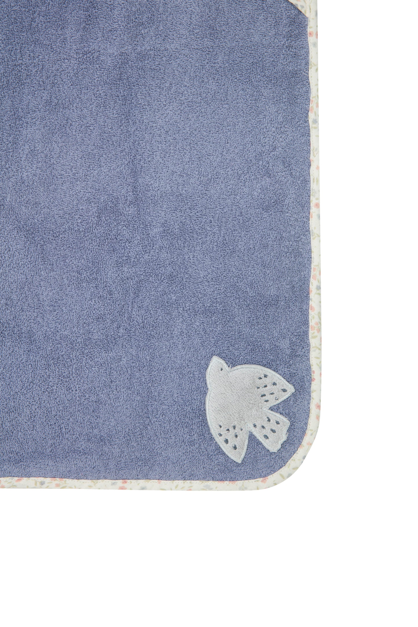 Luca Baby Towel Indigo-GOTS