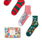 Boy's boxed dog patterned socks boxed 4-pack