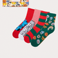 Boy's boxed dog patterned socks boxed 4-pack