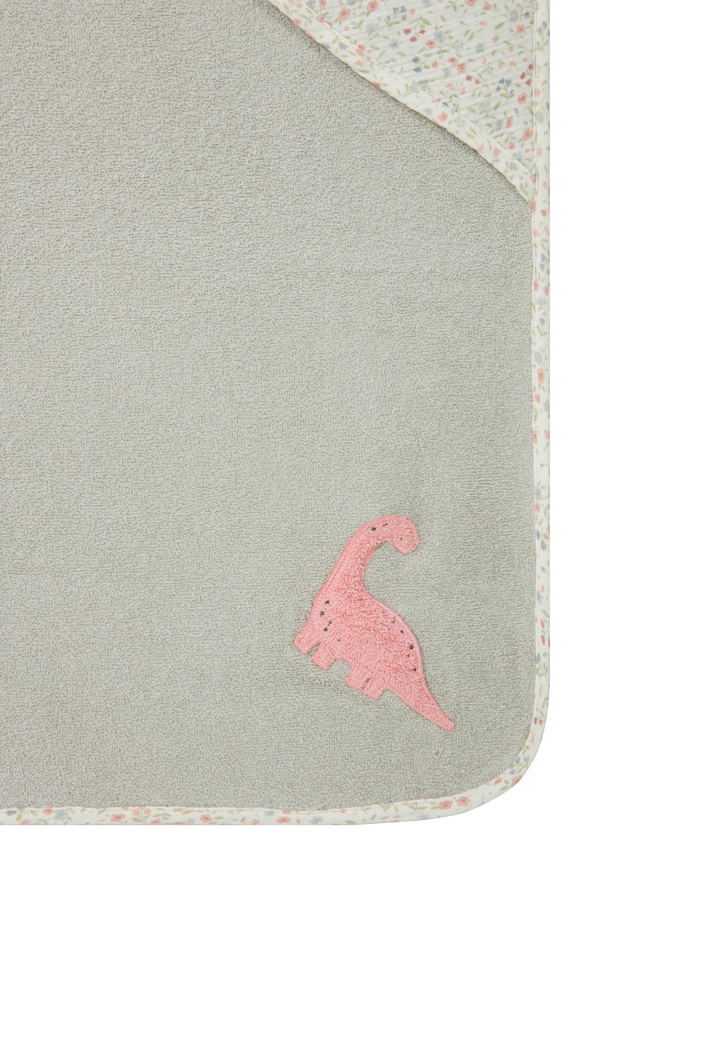 Luca Baby Towel Dusty Green-GOTS