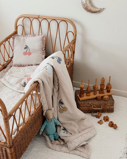 Nova Toddler Blanket - Cherries