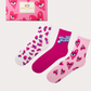 Girls Boxed Heart Detailed Socks 3-Pack