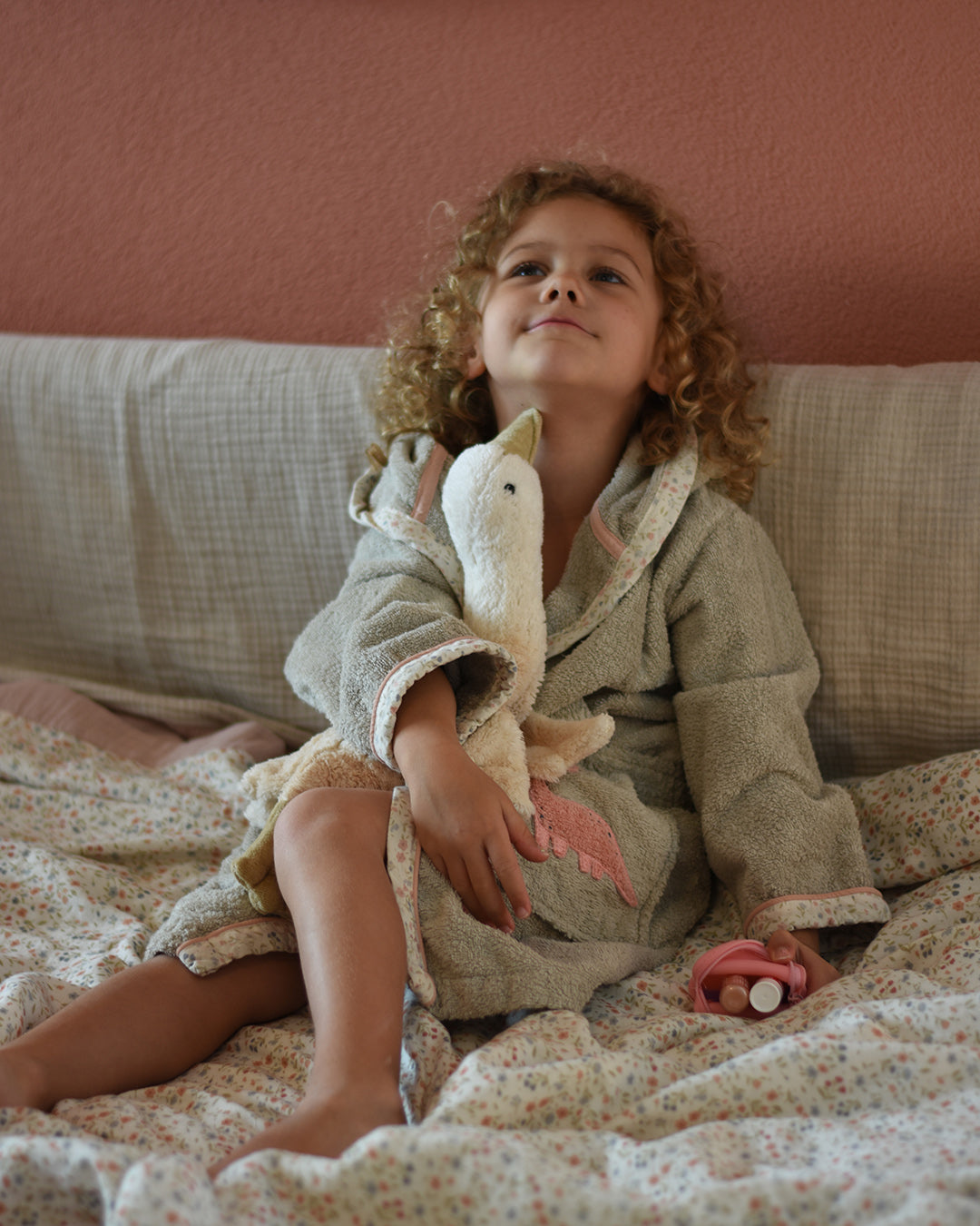 Mia Bathrobe Dino-GOTS